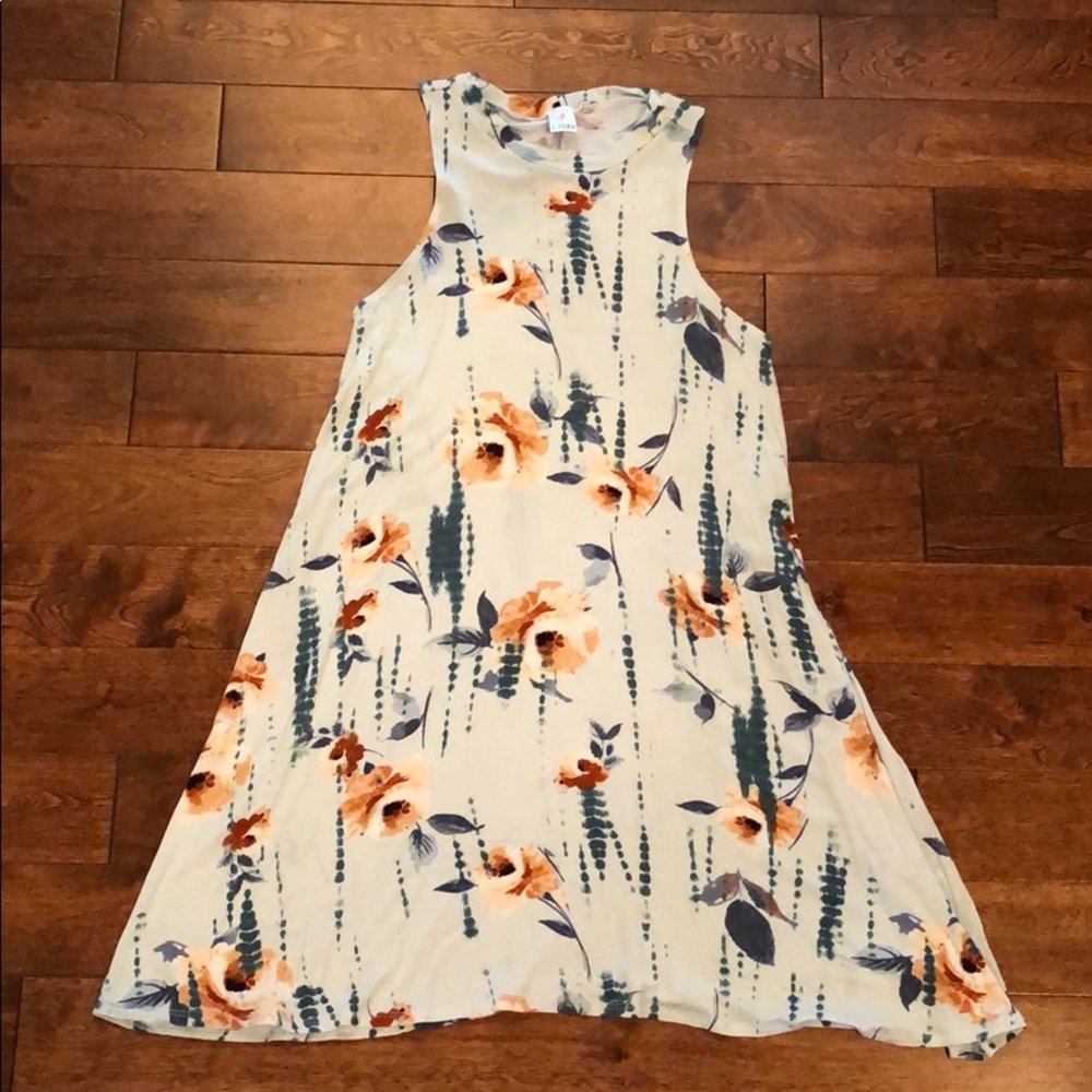 NWOT Floral Racerback Jersey Dress
